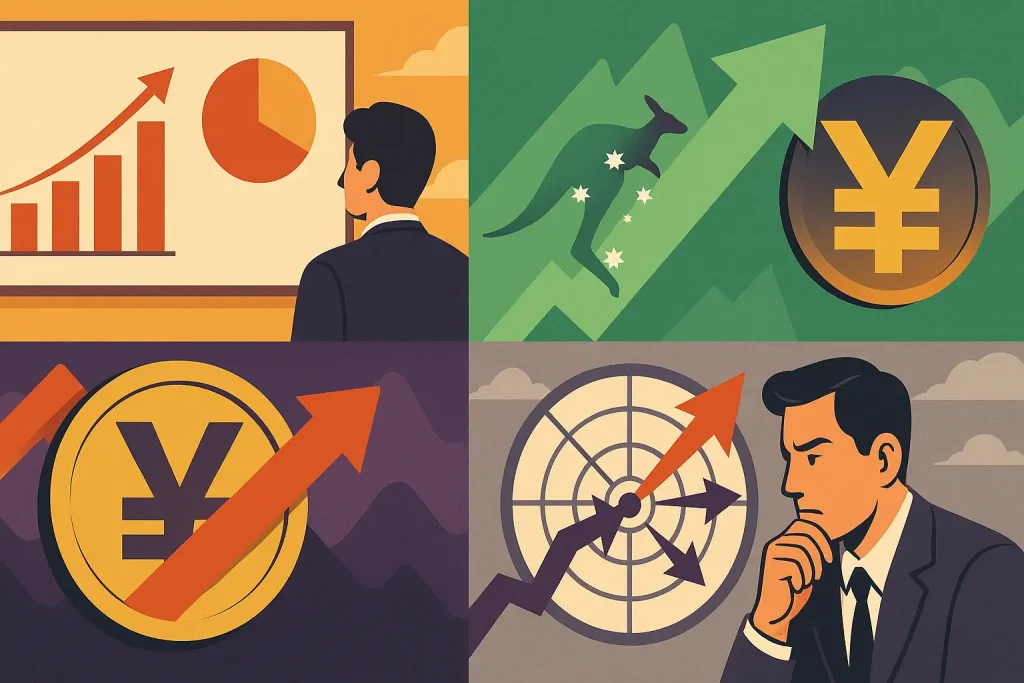 Data China Mengangkat Sentimen Asia: AUD Menguat, Yen Melemah, Investor Mengukur Arah Risiko