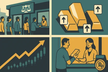 Emas Antam Hari Ini Cetak Rekor, Pegadaian Sentuh Rp2,6 Juta per Gram dan Trafik Pembelian Ramai