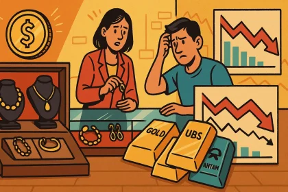 Harga Emas Antam Logam Mulia Turun Akhir Pekan, Pasar Ritel Sesuaikan Harga LM dan Perhiasan