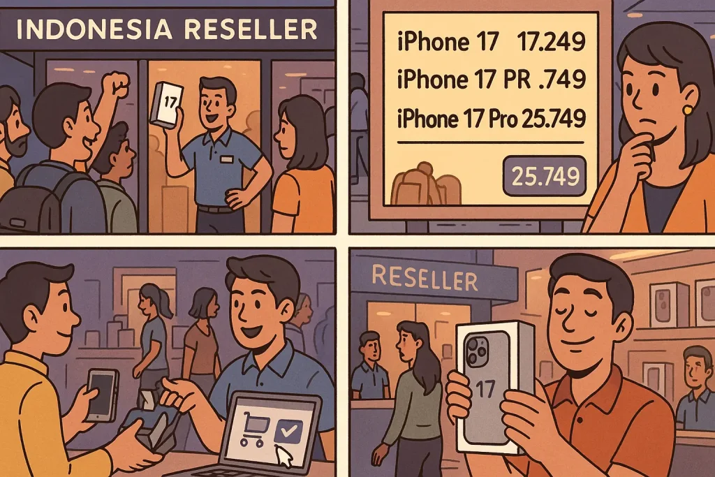Harga iPhone 17 Pro Max, iPhone 17 Pro, dan iPhone 17 di Indonesia, Antrean Panjang dan Strategi Berburu Unit