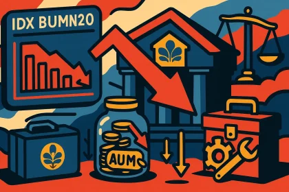 IDX BUMN20 Tertinggal: Saham Himbara Melemah, AUM Dana Tematik Tertekan, Opsi Perbaikan Dibahas