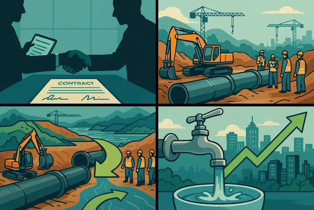 Proyek Air Karian–Serpong Diteken, Pasar Melirik Waskita: Peluang Rantai Pasok dan Efek ke Sektor Konstruksi