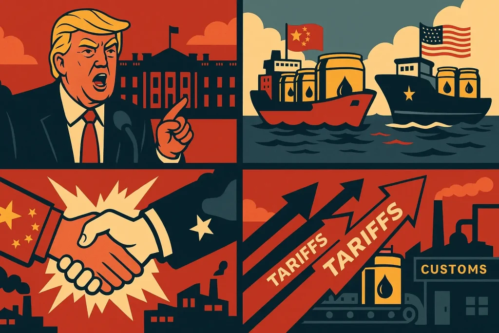 Trump Ancam Hentikan Perdagangan Minyak Goreng dengan China, Ketegangan Dagang Meningkat