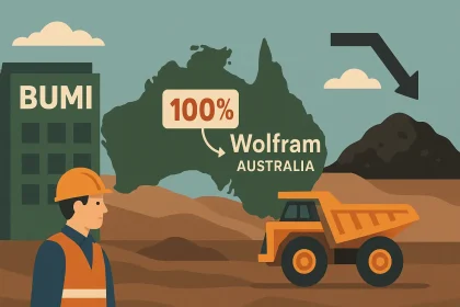 Bumi Resources (BUMI) Akuisisi 100 % Saham Tambang Wolfram di Australia, Saat Harga Batu Bara Tekan Kinerja