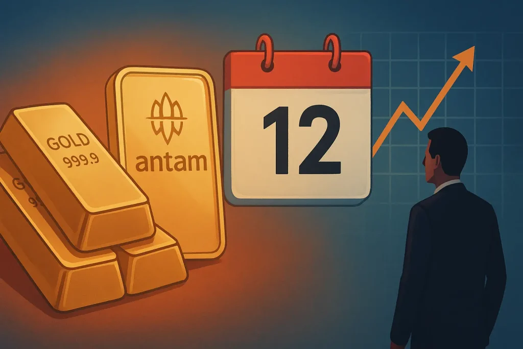 Harga Emas Antam Menguat pada Rabu 12 November 2025, Investor Amati Peluang Jelang Keputusan The Fed