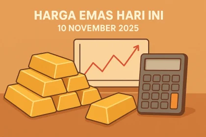 Harga Emas Hari Ini: UBS dan Galeri24 Stabil, Antam Terkoreksi Tipis