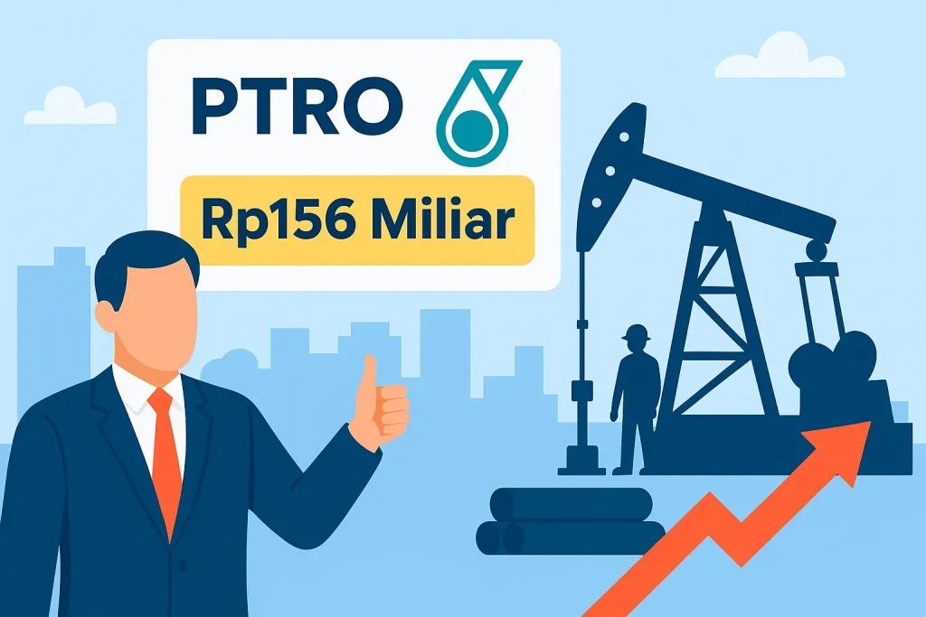 PTRO Kantongi Kontrak Petronas Rp156 Miliar, Saham Naik setelah Pengumuman