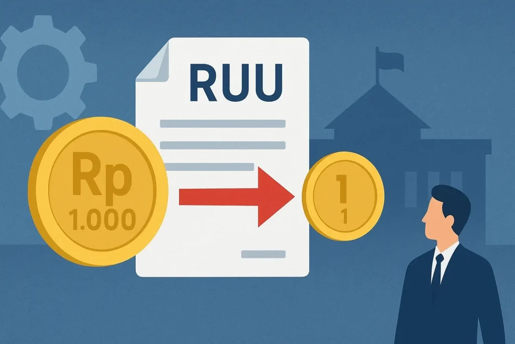 Pemerintah Siapkan RUU Redenominasi, Rp1.000 Menjadi Rp1 Direncanakan Selesai 2027
