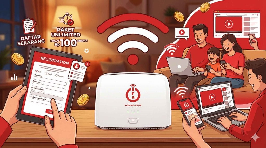 Solusi Akses Digital Murah, Simak Cara Daftar Internet Rakyat dan Rincian Paket Unlimited Mulai Rp100 Ribuan