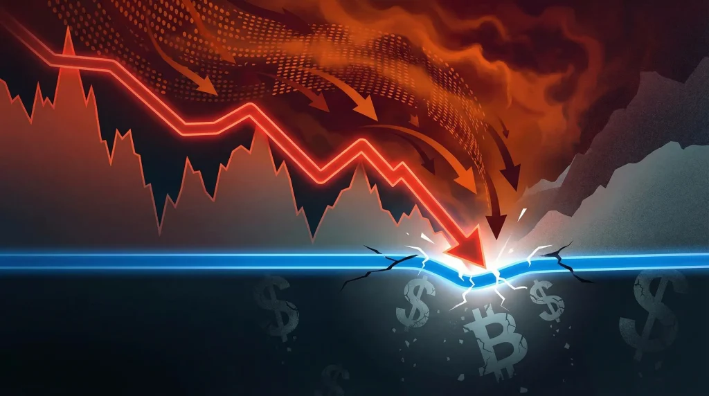 Tekanan Jual Belum Reda, Pasangan BTC USD Terancam Kehilangan Level Support Krusial