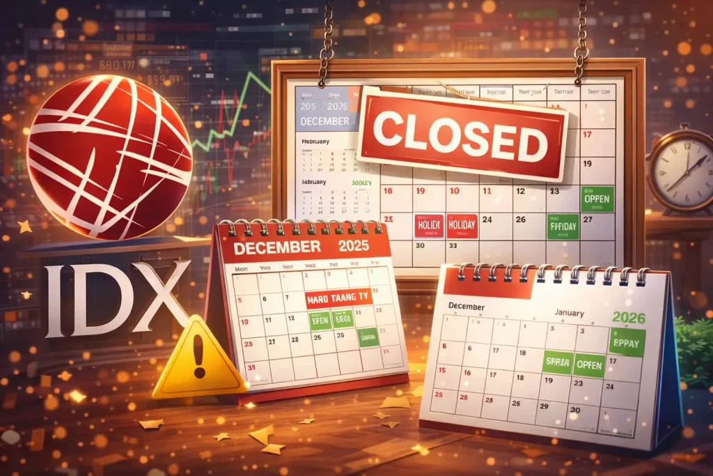Bursa Efek Indonesia Tutup Hari Ini, Cek Jadwal Libur Bursa Desember 2025 dan Rencana Pembukaan Perdagangan 2026