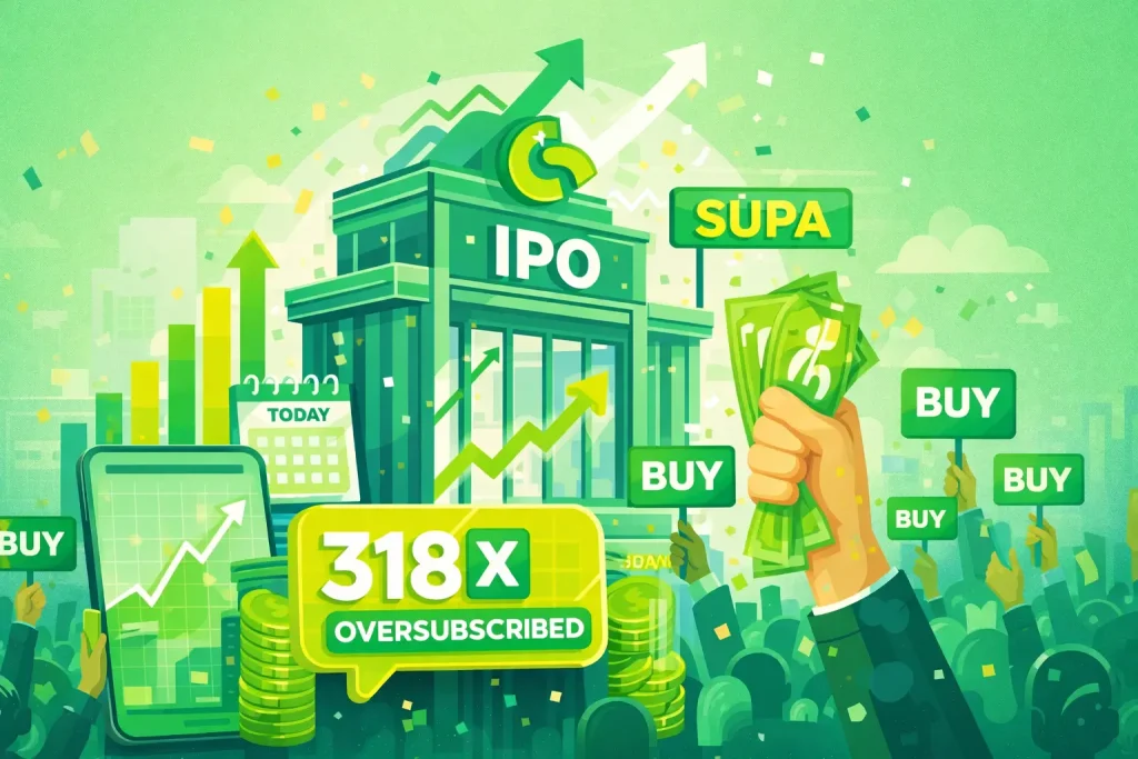 Resmi Melantai di Bursa Hari Ini, Saham SUPA Jadi Rebutan Investor hingga Oversubscribed 318 Kali