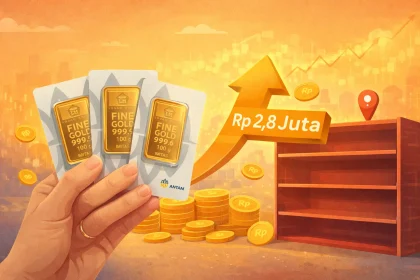 Rekor Baru Tercipta, Harga Emas Antam Tembus Rp 2,8 Juta dan Stok di Daerah Mulai Langka