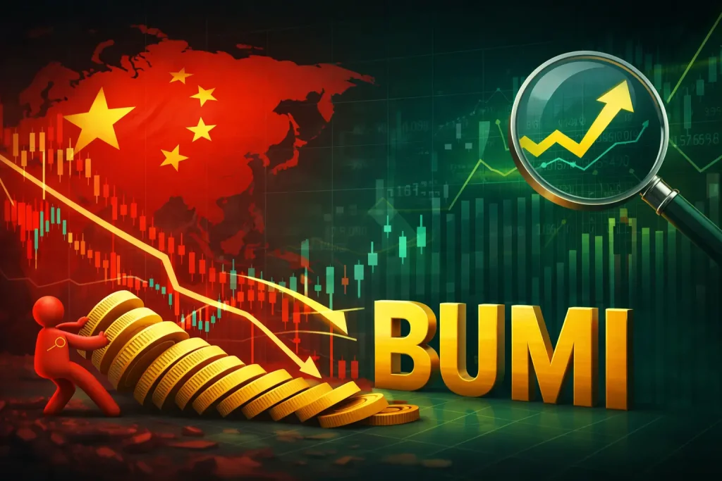 Saham BUMI Tertekan Aksi Jual Raksasa China, Cek Target Harga Terbaru dari Analis