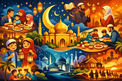 25 Prompt AI Gambar Poster Ramadhan 1447 H yang Estetik, Religius, dan Siap Viral