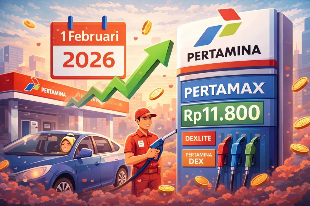 Pertamina Resmi Turunkan Harga BBM Non-Subsidi Per 1 Februari 2026, Pertamax Jadi Rp11.800