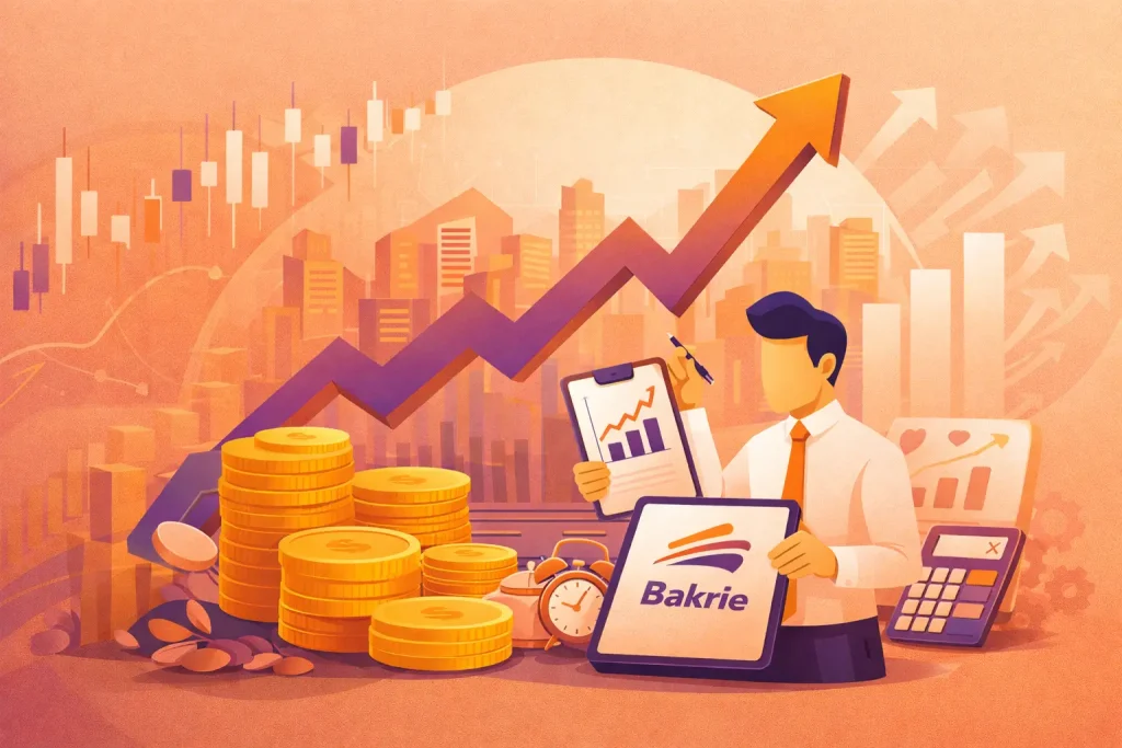 Saham Melesat Tajam, Kinerja Keuangan Positif Jadi Penopang Utama Laju Kuat Emiten Bakrie