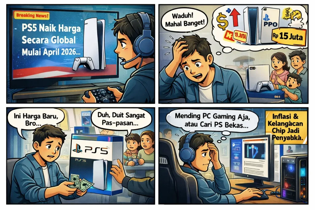 Harga PS5 Resmi Naik Global Mulai April 2026, Gamer Harus Siap Rogoh Kocek Lebih Dalam