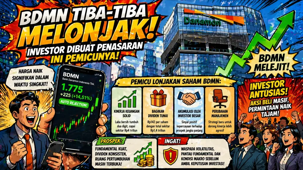 BDMN Tiba-Tiba Melonjak, Investor Dibuat Penasaran Ini Pemicunya