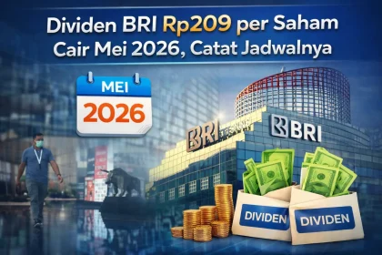 Dividen BRI Rp209 per Saham Cair Mei 2026, Catat Jadwalnya
