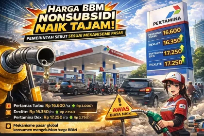 Harga BBM Nonsubsidi Naik Tajam, Pemerintah Sebut Sesuai Mekanisme Pasar