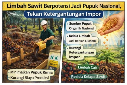 Limbah Sawit Berpotensi Jadi Sumber Pupuk Nasional, Tekan Ketergantungan Impor