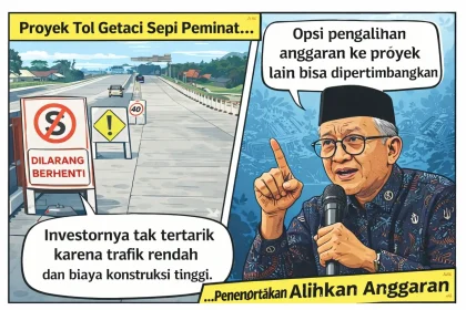 Proyek Tol Getaci Sepi Peminat, Pemerintah Pertimbangkan Alihkan Anggaran
