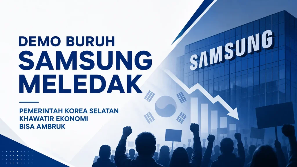 Demo Buruh Samsung Meledak, Pemerintah Korea Selatan Khawatir Ekonomi Bisa Ambruk