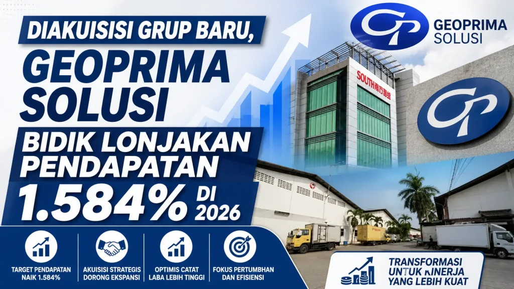 Diakuisisi Grup Baru, Geoprima Solusi Bidik Lonjakan Pendapatan 1.584 Persen di 2026