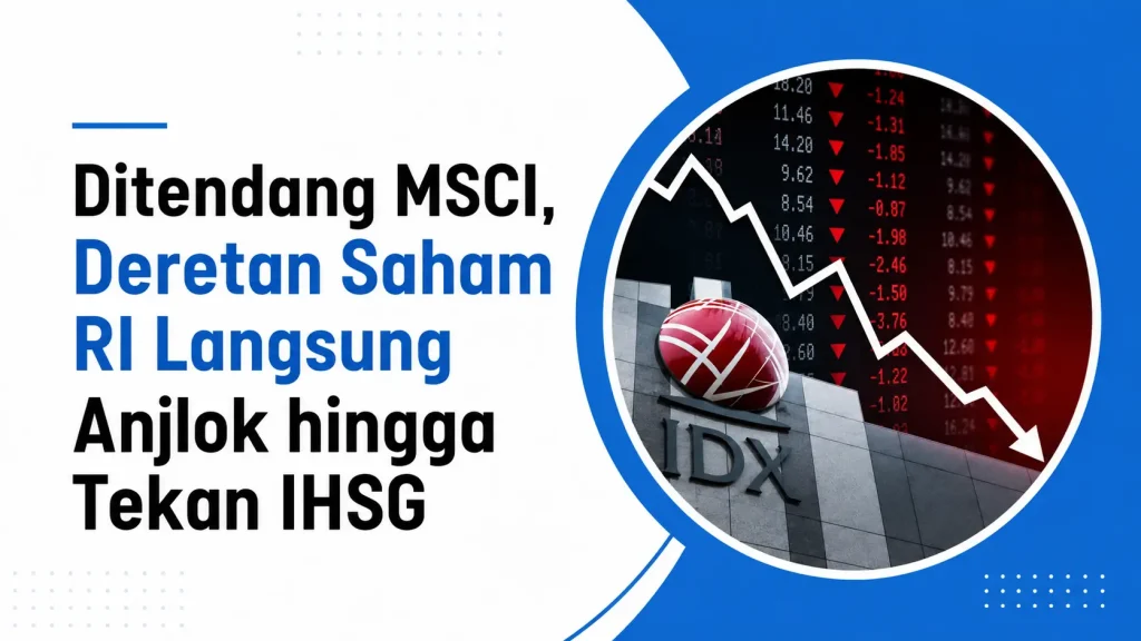 Ditendang MSCI, Deretan Saham RI Langsung Anjlok hingga Tekan IHSG