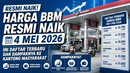 Harga BBM Resmi Naik 4 Mei 2026, Ini Daftar Terbaru dan Dampaknya ke Kantong Masyarakat