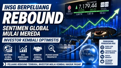 IHSG Berpeluang Rebound, Sentimen Global Mulai Mereda dan Investor Kembali Optimistis