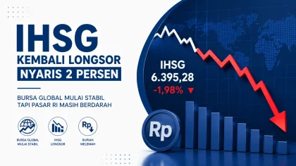 IHSG Kembali Longsor Nyaris 2 Persen, Bursa Global Mulai Stabil tapi Pasar RI Masih Berdarah
