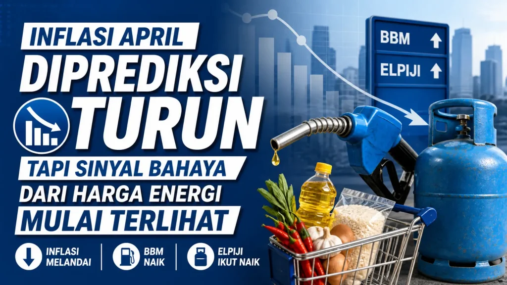 Inflasi April Diprediksi Turun, Tapi Sinyal Bahaya dari Harga Energi Mulai Terlihat