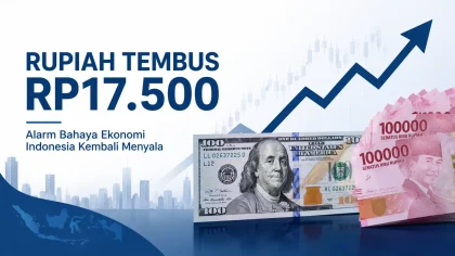Rupiah Tembus Rp17.500 per Dolar AS, Alarm Bahaya Ekonomi Indonesia Kembali Menyala