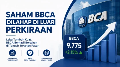Saham BBCA Tiba-Tiba Diborong Investor, Kinerja BCA Jadi Penopang di Tengah Tekanan Pasar
