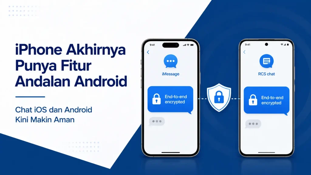 iPhone Akhirnya Punya Fitur Andalan Android, Chat iOS dan Android Kini Makin Aman