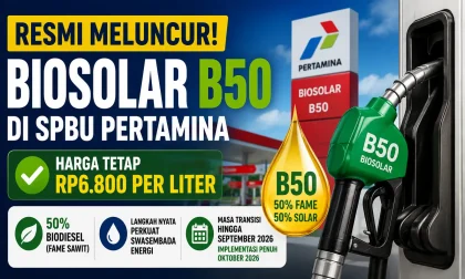 Biosolar B50 Resmi Meluncur, Harga di SPBU Pertamina Tetap Rp6.800 per Liter