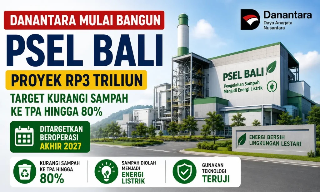 Danantara Bangun Proyek Rp3 Triliun di Bali, Target Kurangi Sampah ke TPA hingga 80 Persen