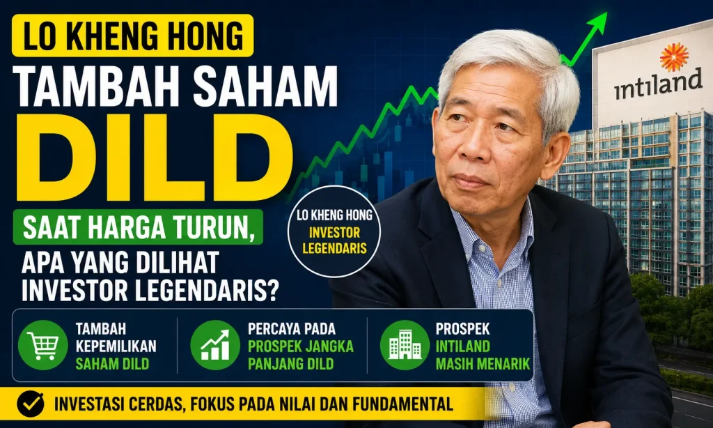 Lo Kheng Hong Tambah Saham DILD Saat Harga Turun, Apa yang Dilihat Sang Investor Legendaris?