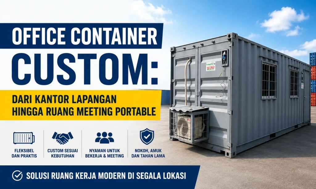 Office Container Custom: Dari Kantor Lapangan hingga Ruang Meeting Portable