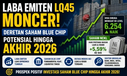 Laba Emiten LQ45 Diprediksi Moncer, Deretan Saham Blue Chip Ini Dinilai Masih Menarik hingga Akhir 2026
