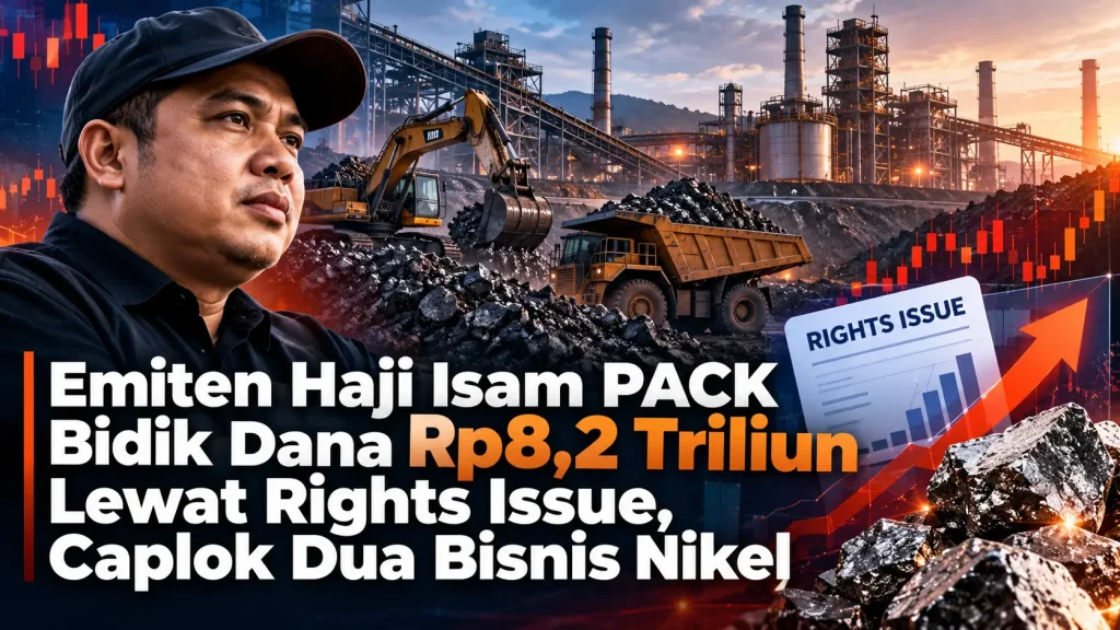 Emiten Haji Isam PACK Bidik Dana Rp8,2 Triliun Lewat Rights Issue, Caplok Dua Bisnis Nikel